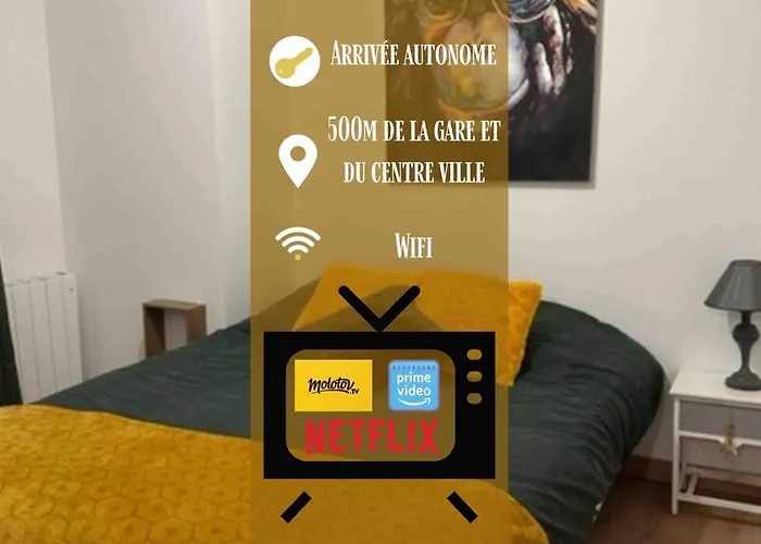 Appart 500 M Centre Ville - Gare